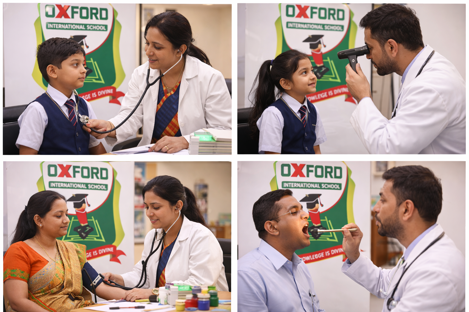 Medical Camp at Oxford International School